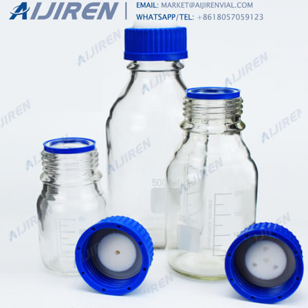 Simax 500ml media bottle with screw cap and pouring ring manufacturer